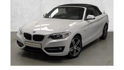 Weiß Gebraucht 2017 BMW 218 Sport Line Cabrio | 18.990 € (Fairer Preis)