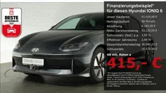 Nocturne gray Gebraucht 2024 Hyundai Ioniq 6 Techniq Limousine | 41.424 € (Fairer Preis)
