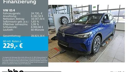 Gebraucht VW ID.4 Pure 108 kW (148 PS) 2023 Blau SUV