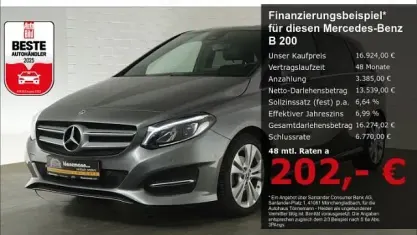 Gebraucht Mercedes B200 Edition 156 PS (114 kW) 2017 Mountain grau Van / Kleinbus