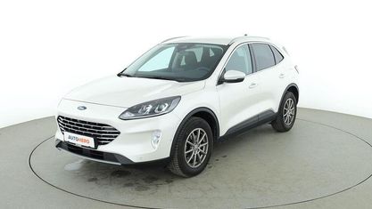 Gebraucht Ford Kuga Titanium 150 PS (110 kW) 2020 Weiß SUV