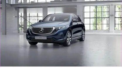 Gebraucht Mercedes EQC400 300 kW (408 PS) 2023 Blau SUV