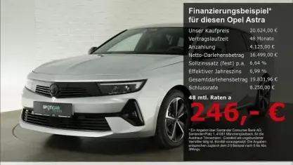 Gebraucht Opel Astra 131 PS (96 kW) 2024 Silber Kombi