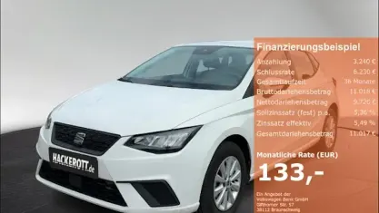 Gebraucht Seat Ibiza Style 80 PS (58 kW) 2021 Weiß Kleinwagen