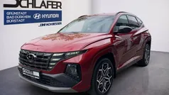 Sunset red / mic Gebraucht 2022 Hyundai Tucson N Line SUV | 33.480 € (Fairer Preis)