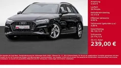 Schwarz Gebraucht 2024 Audi A4 S-Line Kombi | 36.933 € (Guter Preis)