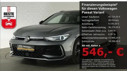 Gebraucht VW Passat R-line 193 PS (141 kW) 2025 Grau Kombi