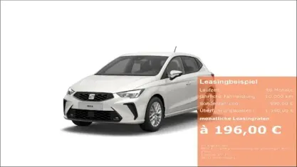 Neu Seat Ibiza Style 116 PS (85 kW) 2026 Weiss Kleinwagen