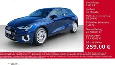 Blau Gebraucht 2024 Audi A3 Sportback Advanced Limousine | 26.975 € (Superpreis)