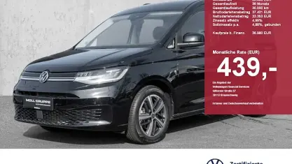 Usata VW Caddy Life 122 CV (89 kW) 2025 Nero Monovolume