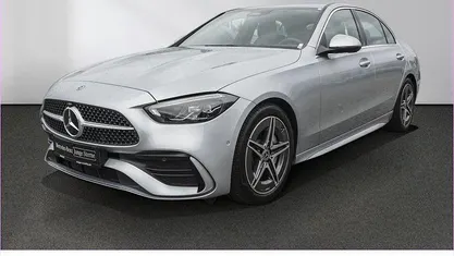 Lack hightechsilber Gebraucht 2024 Mercedes C300 AMG line Limousine | 41.970 € (Superpreis)