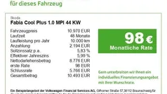 Gebraucht 2021 Skoda Fabia Cool Plus Limousine | 10.970 € (Fairer Preis)