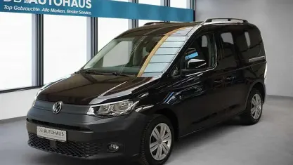 Gebraucht VW Caddy 122 PS (89 kW) 2022 Schwarz Van / Kleinbus