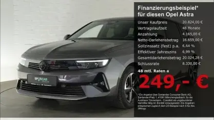 Gebraucht Opel Astra 131 PS (96 kW) 2024 Grau Kleinwagen