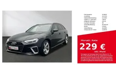 Schwarz Gebraucht 2023 Audi A4 S-Line Kombi | 32.880 € (Fairer Preis)