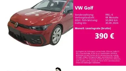 Gebraucht VW Golf VIII GTE 272 PS (200 kW) 2025 Rot Limousine