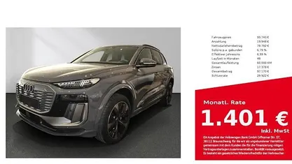 Neu Audi Q6 e-tron Ambiente 285 kW (388 PS) 2026 Grau SUV