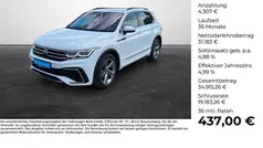 Nightshade blue metallic Gebraucht 2022 VW Tiguan R-line SUV | 35.490 € (Superpreis)