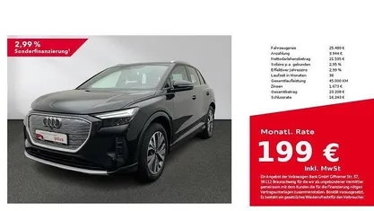 Gebraucht Audi Q4 e-tron Advanced 150 kW (204 PS) 2022 Mythosschwarz metallic SUV