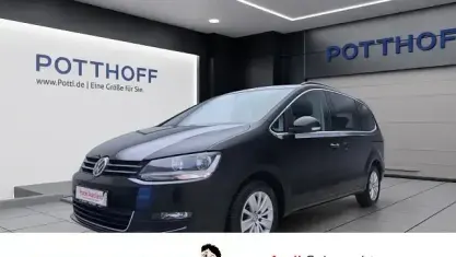 Gebraucht VW Sharan Comfortline 150 PS (110 kW) 2017 Schwarz Van / Kleinbus