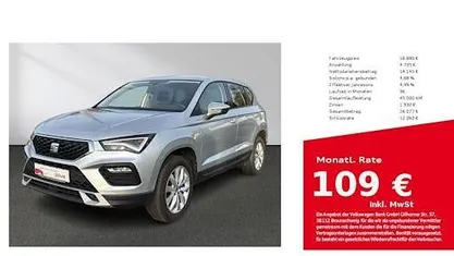 Gebraucht Seat Ateca Style 110 PS (80 kW) 2022 Silber SUV