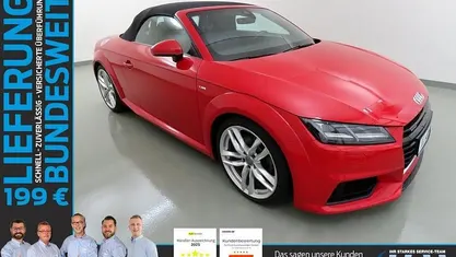 Gebraucht Audi TT Roadster S-Line 230 PS (169 kW) 2015 Tangorot metallic Cabrio