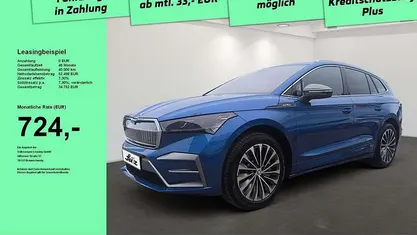 Race blau metallic Gebraucht 2025 Skoda Enyaq iV LAURIN & KLEMENT SUV | 51.198 € (Fairer Preis)