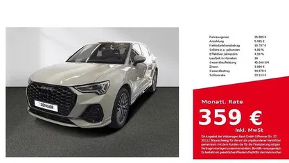 Gebraucht Audi Q3 Sportback S-Line 150 PS (110 kW) 2023 Gelb SUV