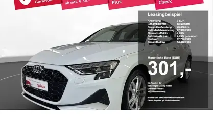 Gebraucht Audi A3 Advanced Plus 116 PS (85 kW) 2025 Gletscherweiß metallic Limousine