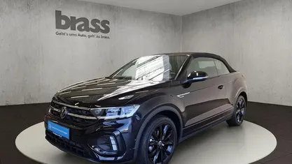 Gebraucht VW T-Roc Cabriolet R-line 150 PS (110 kW) 2023 Deep black perleffekt/schwarz Cabrio