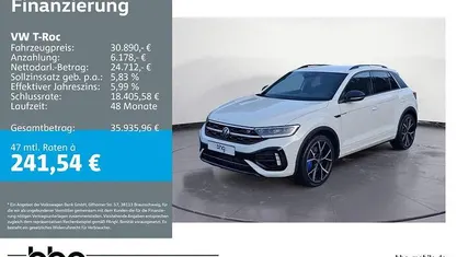 Gebraucht VW T-Roc R 301 PS (221 kW) 2022 Weiß SUV