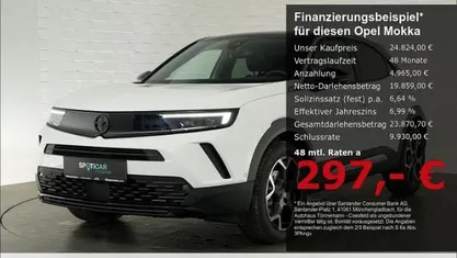 Weiss Gebraucht 2024 Opel Mokka Ultimate SUV | 24.824 € (Fairer Preis)