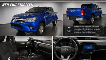 Gebraucht Toyota HiLux 150 PS (110 kW) 2020 Nebula blue metallic Pickup