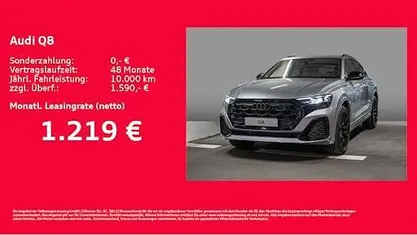 Neu Audi Q8 Ambiente 286 PS (210 kW) 2026 Silber SUV