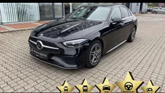 Lack obsidianschwarz Gebraucht 2022 Mercedes C300 AMG Limousine | 44.630 € (Teuer)