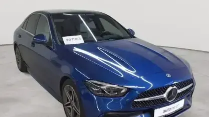 Second-hand Mercedes C220 AMG line 200 CP (147 kW) 2022 Albastru Berlinǎ
