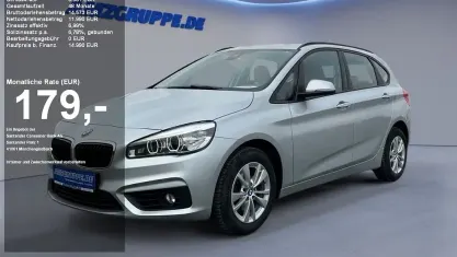 Używany BMW 220 Active Tourer Advantage 192 KM (141 kW) 2017 Srebrny Minivan