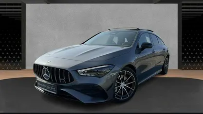 Gebraucht Mercedes CLA35 AMG Shooting Brake AMG 306 PS (225 kW) 2025 Metalliclack mountaingrau Kombi