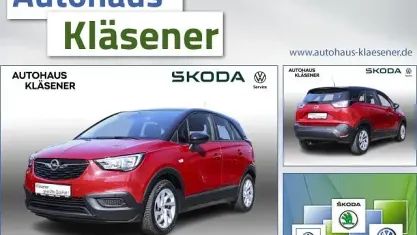 Gebraucht Opel Crossland X Edition 83 PS (61 kW) 2021 Chili rot / kardio rot SUV