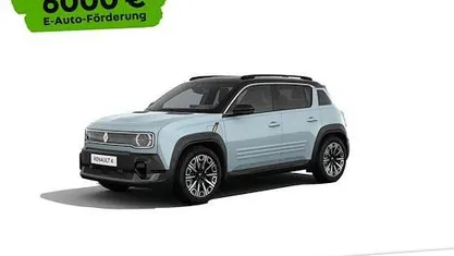 Neu Renault 4 E-Tech Iconic 110 kW (150 PS) 2025 Kumulusblau mit schwarzem dach (blau) SUV