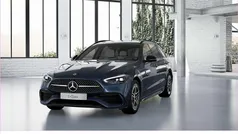 Lack sodalithblau Gebraucht 2023 Mercedes C300e AMG Kombi | 36.880 € (Guter Preis)