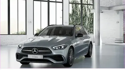 Gebraucht Mercedes C300e AMG 204 PS (150 kW) 2025 Silber