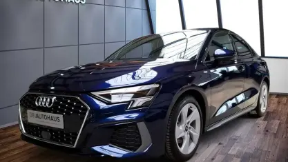 Brugt Audi A3 S-Line 150 HK (110 kW) 2023 Blå Sedan