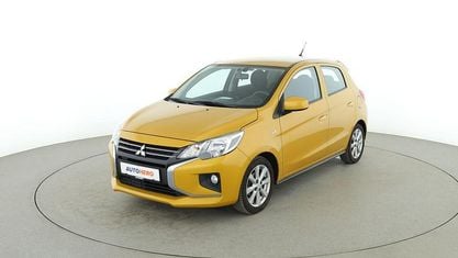 Brugt Mitsubishi Space Star Spirit 71 HK (52 kW) 2021 Gul Hatchback