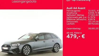 Grau Gebraucht 2021 Audi A4 S-Line Kombi | 33.989 € (Etwas zu teuer)