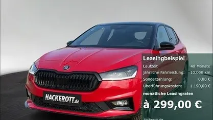 Neu Skoda Fabia 177 PS (130 kW) 2026 Rot Kleinwagen