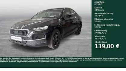 Occasion Skoda Octavia Selection 150 ch (110 kW) 2025 Noir Berline