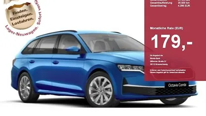 Neu Skoda Octavia Selection 116 PS (85 kW) 2026 Blau Limousine