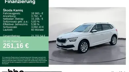 Brugt Skoda Kamiq Style 150 HK (110 kW) 2021 Hvid SUV