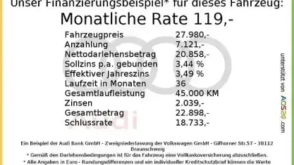 Gebraucht Audi A3 Ambiente 116 PS (85 kW) 2025 Mythosschwarz metallic Limousine